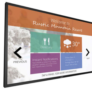 75" UHD Commercial Touch Screen Display with Android