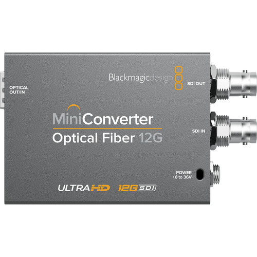 Black magic design Mini Converter Optical Fiber 12G-SDI