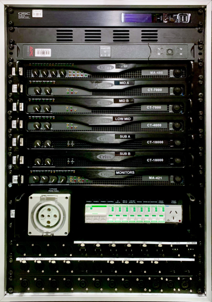Crius Line Array System Amp Rack - Image 1