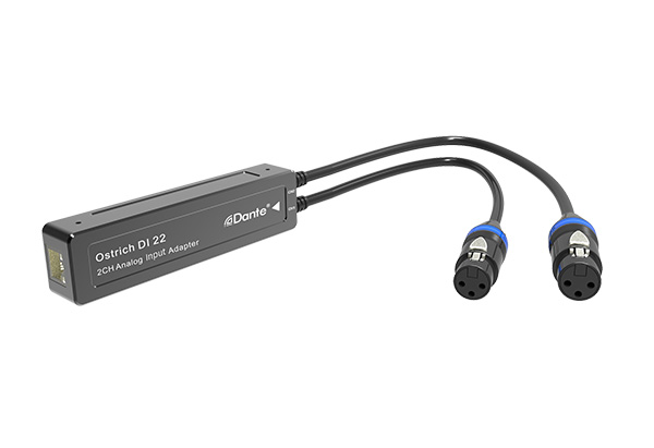 Dante AVIO 2-Channel Analog Input
