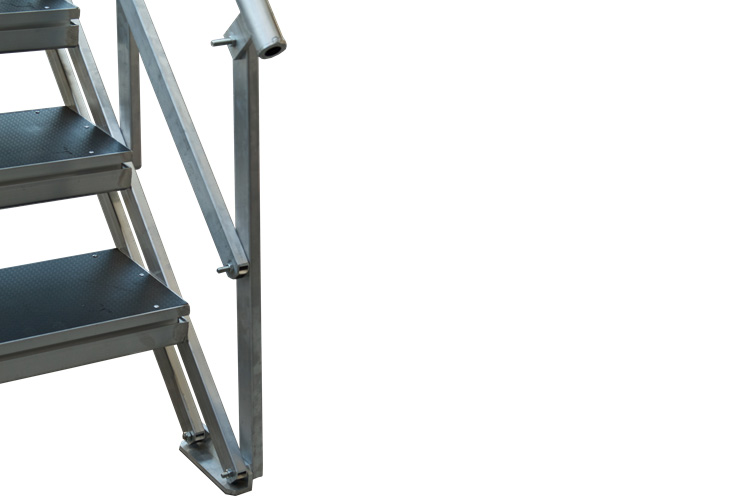 Stage Deck Stair Hand Rail